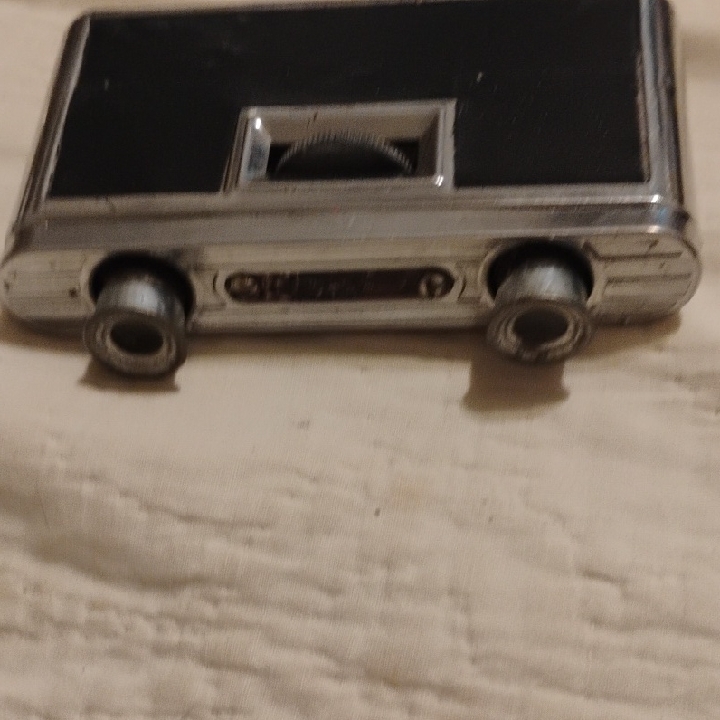 Vintage Opera Glasses With Black And Silver Finish
